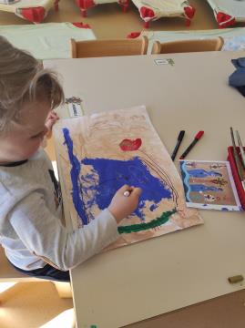 Zakaj je ženska modra (Foto Arhiv Vrtec JM Ilirska Bistrica)